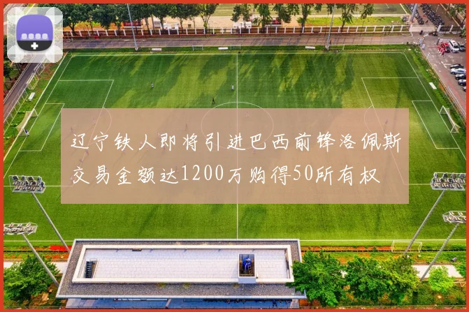 辽宁铁人即将引进巴西前锋洛佩斯交易金额达1200万购得50所有权